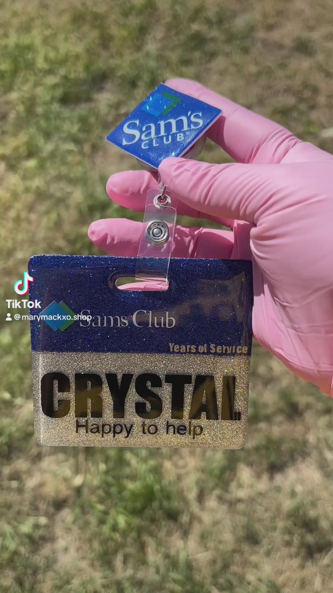 Sams Club Name Badge